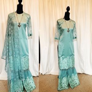 Seagreen Indian Outfit